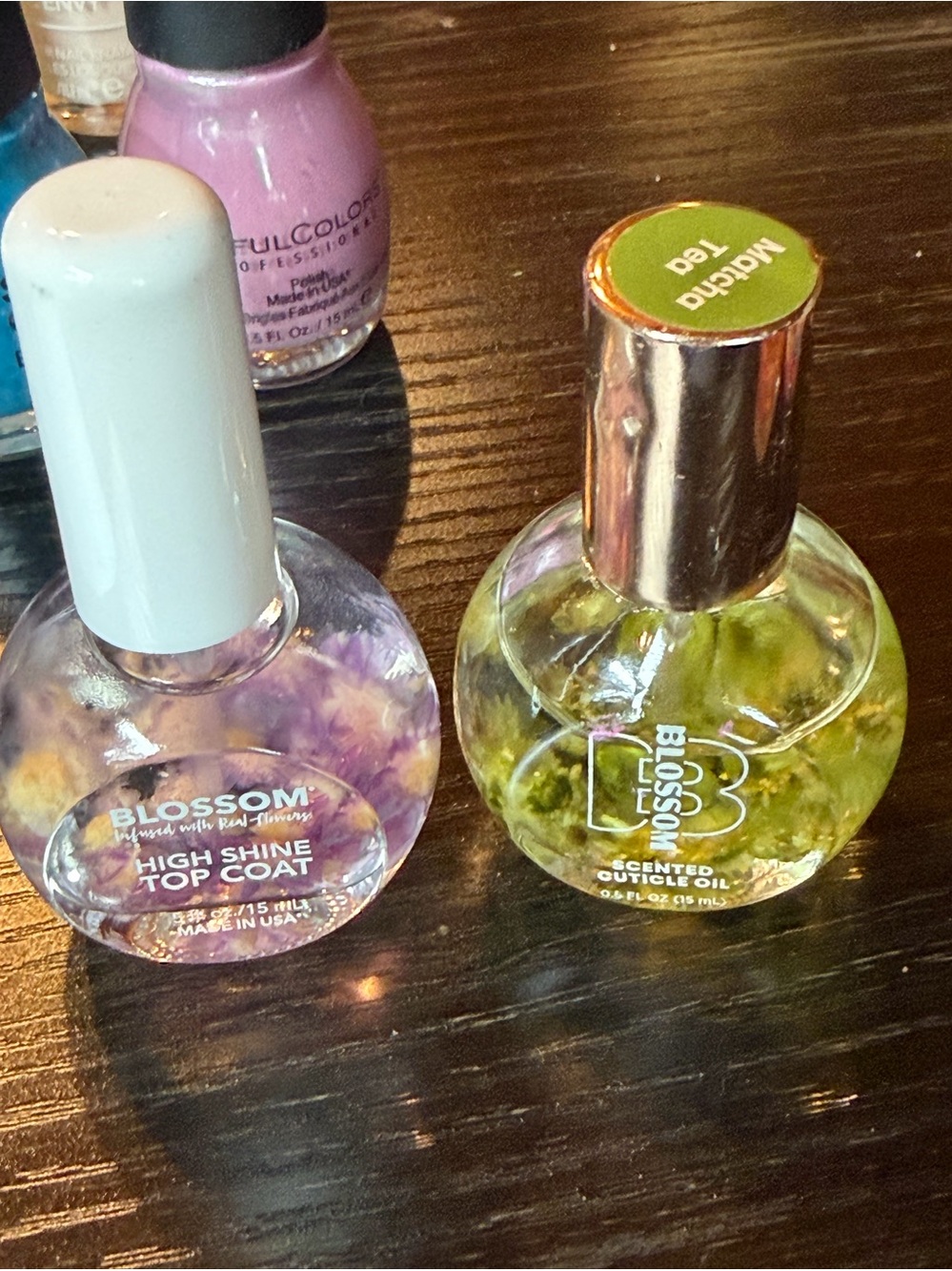 Revlon Sinful colors Blossom nail gel polish cuticle oil top coat